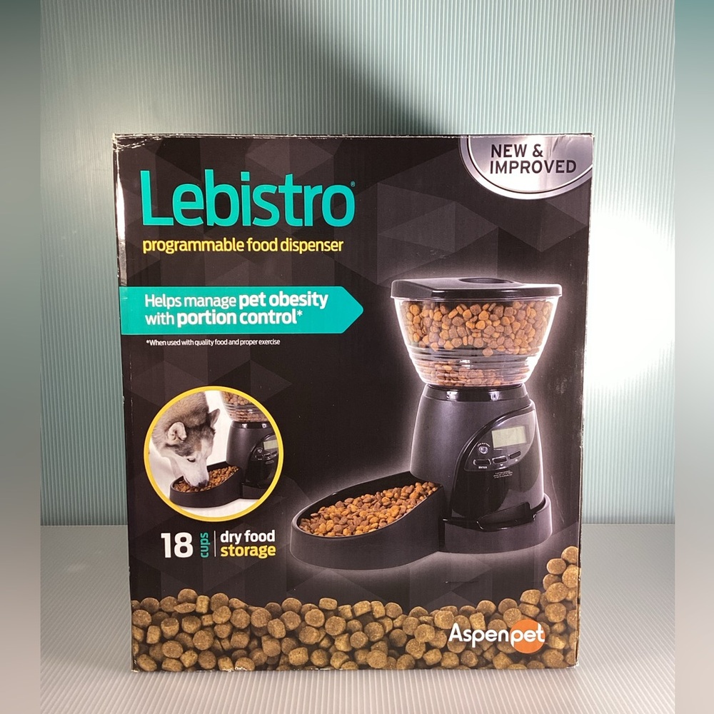 Aspen Pet Lebistro Programmable Food Dispenser